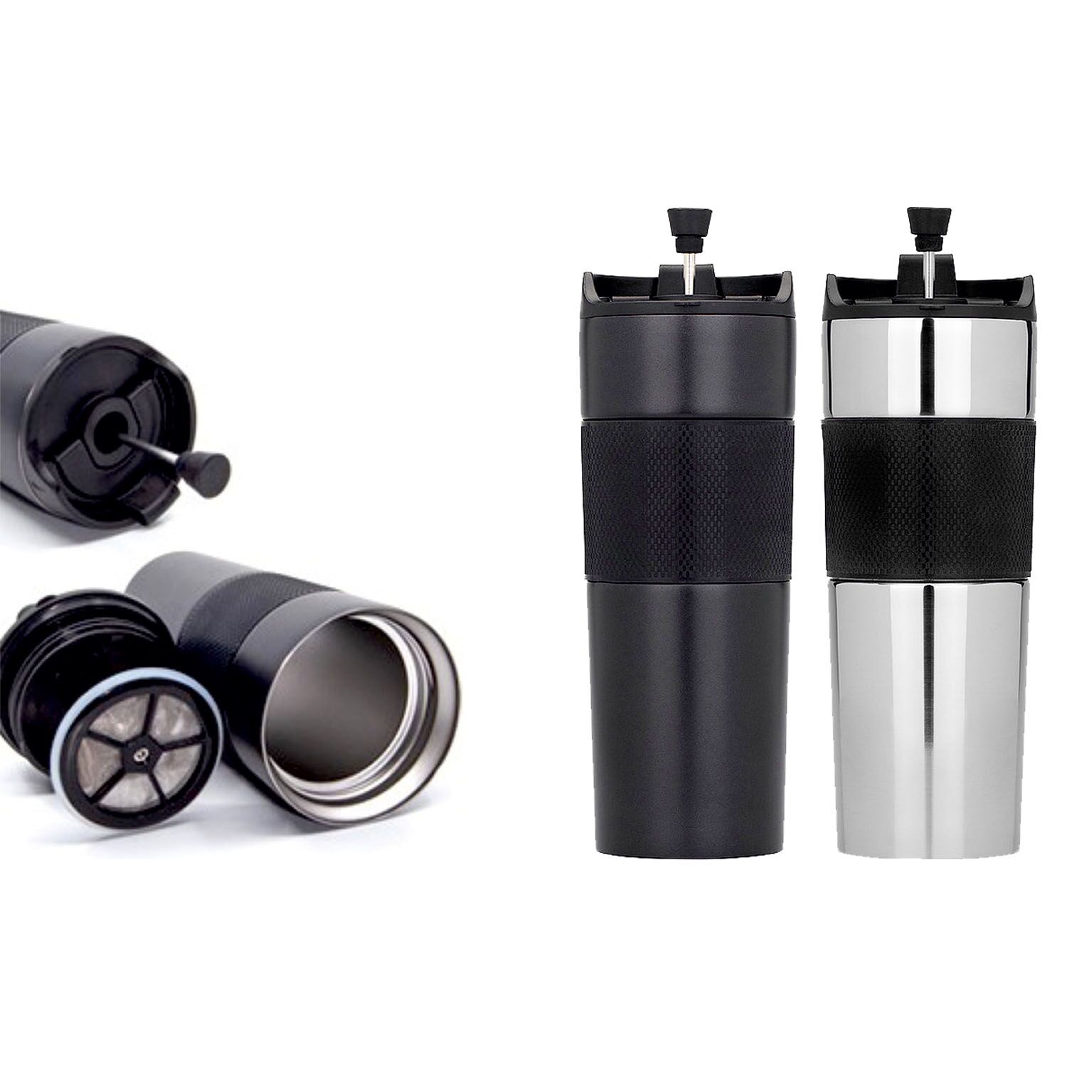 Filitreli Metal French Press 500 ML