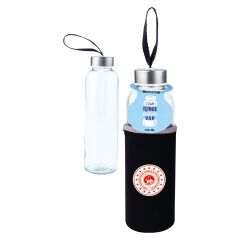 Kılıflı Cam Matara 750 ML